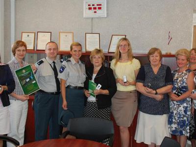 В Висагинском отделении «СОДРА» прошла акция обозначения вещей - В Висагинасе