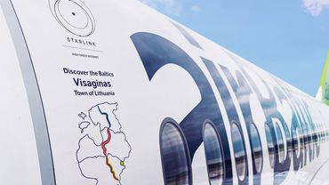 С 21 августа начал свои полёты самолёт «airBaltic» с именем Висагинас