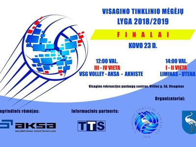 В эту субботу пройдут финальные игры любительской волейбольной лиги Висагинаса - Культурные и спортивные мероприятия