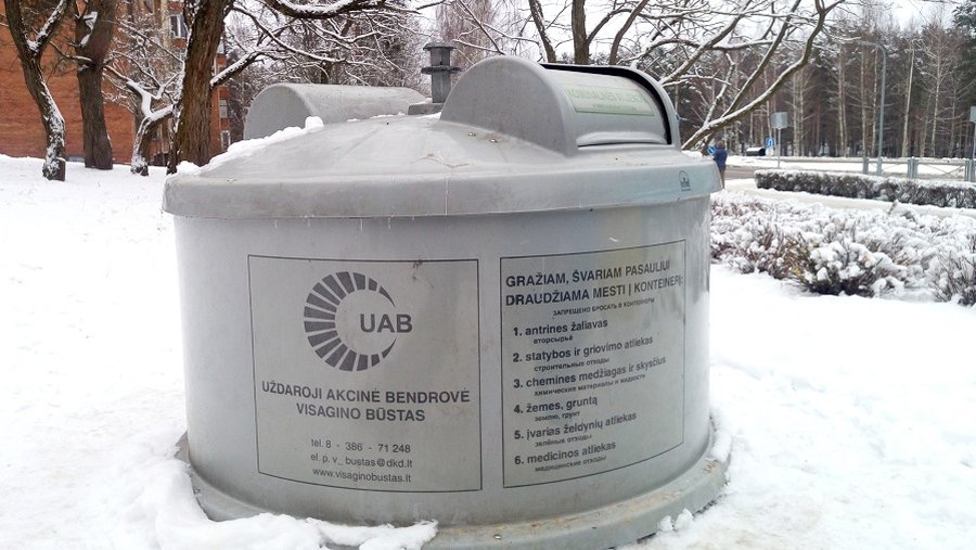 Счета на оплату пошлины за коммунальные отходы будут приходить 1 раз в год - В Висагинасе