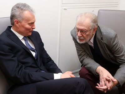 Президент поздравил Юозаса Будрайтиса с 80-летием - Литва и страны Балтии