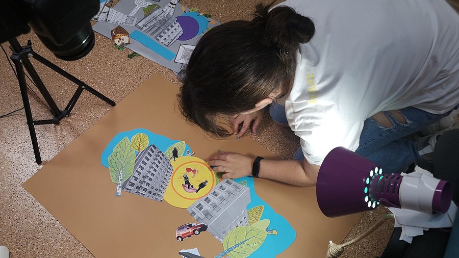 Презентация анимационных фильмов на тему устойчивого развития Висагинаса - В Висагинасе