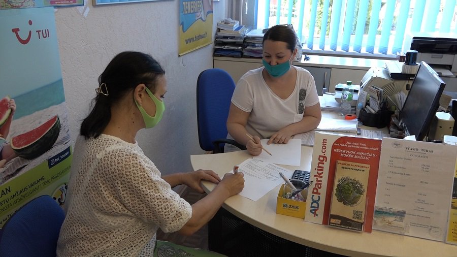 Представитель турагентства: "Пандемия нанесла нам серьезный удар" (видео) - В Висагинасе