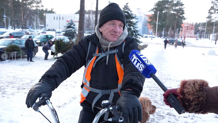Мэр города, жители и гости Висагинаса поздравляют всех с Новым годом! (видео) - В Висагинасе