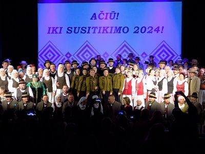 «Будь здоров соседушка!» 2023 года - открыл дорогу юным участникам фестиваля (видео) - В Висагинасе