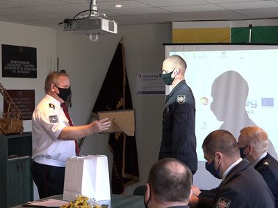 У висагинских пожарных-спасателей - двойной праздник (видео) - В Висагинасе