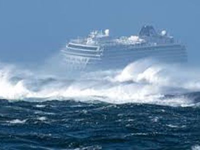 Около 400 человек эвакуировали с норвежского судна Viking Sky - В Мире