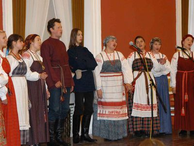 Мы русские, славяне, с нами Бог... - В Висагинасе