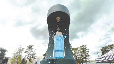 В Висагинасе установлены 4 фонтанчика с питьевой водой