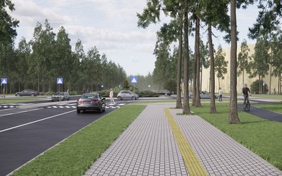 Опубликован план реконструкции улицы Космосо - В Висагинасе