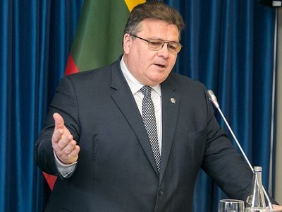 В Париже Л. Линкявичюс подчеркнул важность последовательности политики санкций ЕС - Литва и страны Балтии