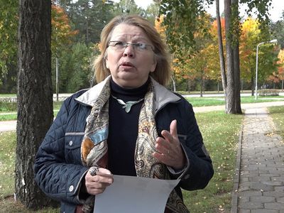 Мария Танана о XVI международном фестивале моноспектаклей "Atspindys" (видео) - В Висагинасе