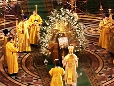 Рождественское богослужение в Москве - В Мире