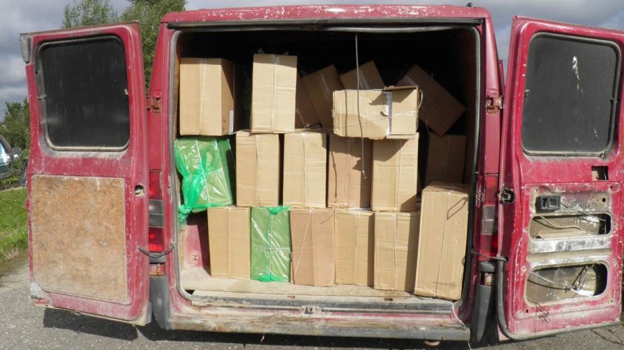 На границе с Беларусью обнаружили контрабанду сигарет на сумму 260 000 литов - Происшествия и криминал