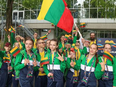 В Висагинасе гостили юные гимнасты из Вильнюса (фотогалерея) - В Висагинасе