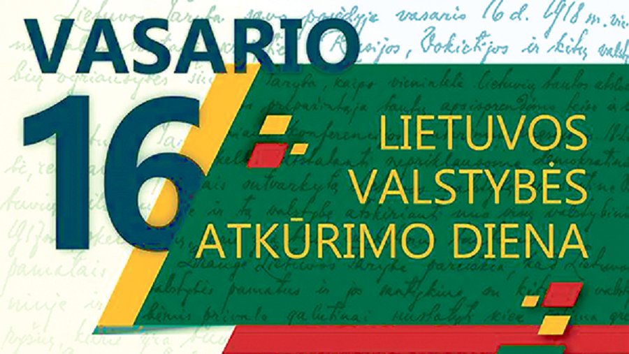 Vasario 16-oji – Lietuvos valstybės atkūrimo diena - Visagine