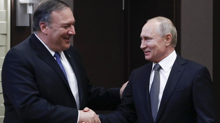 V. Putino ir M. Pompeo derybose „proveržio nepasiekta“