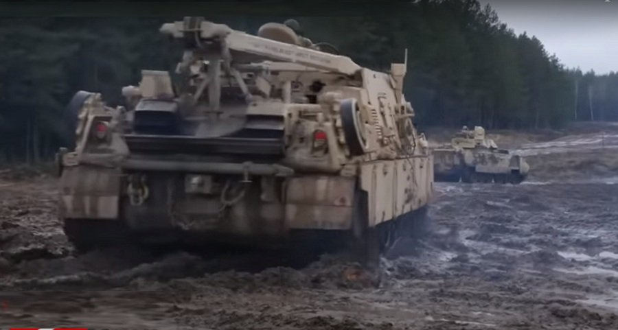 Четверо американских военных с  M88 Hercules пропали во время учений на полигоне в Пабраде - Литва и страны Балтии