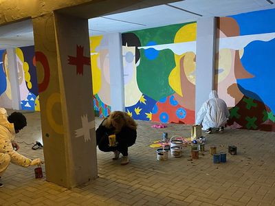 Подземный переход стал достойной точкой висагинского АРТ-маршрута - В Висагинасе