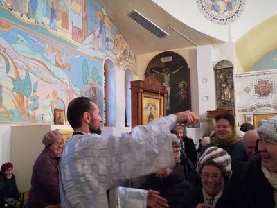 Православные отметили праздник Крещения (видео) - В Висагинасе