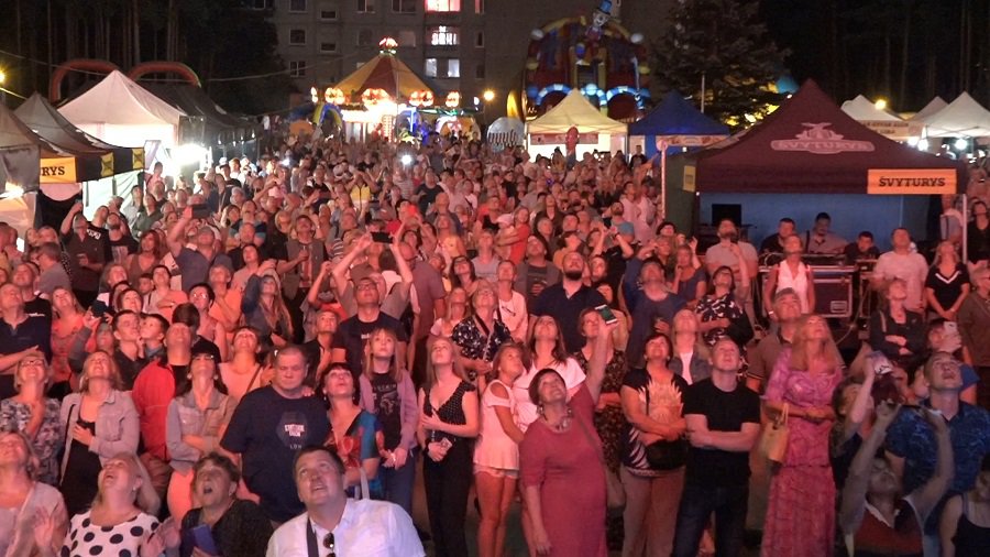 В Висагинасе отметили 45-летие города и 25-летие самоуправления (видео) - В Висагинасе