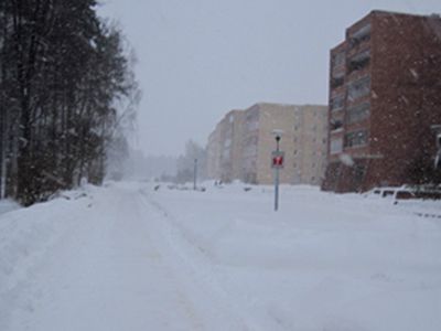 Замело, завьюжило... - В Висагинасе