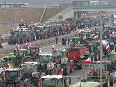 Блокада польско-украинской границы ужесточается, протест фермеров продлен до апреля - В Мире