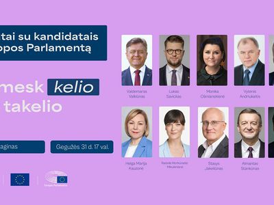 Kandidatų į Europos Parlamentą debatai Visagine - Rinkimai 2024