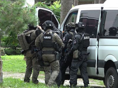 В Висагинасе прошли антитеррористические учения «ARAS» - В Висагинасе