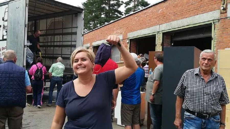 В Висагинас доставлен благотворительный груз из Германии (добавлено видео) - В Висагинасе