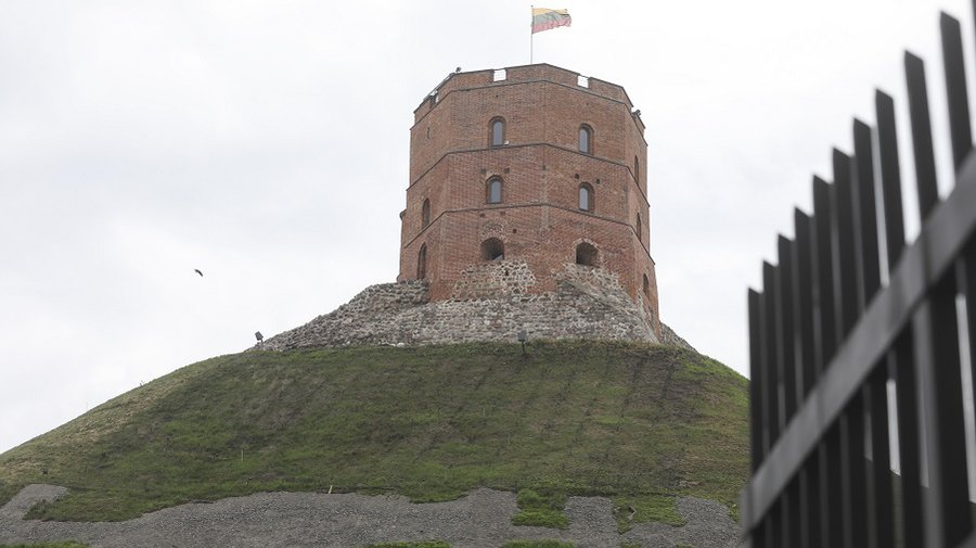 Французский художник нарисует фреску на склоне горы Гедиминаса - Литва и страны Балтии