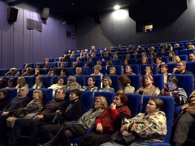 Премьерный показ  фильма  «Город-Бабочка» собрал полный зал зрителей. (Обновлено видео) - В Висагинасе