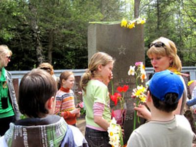 Почтили память героев войны - В Висагинасе