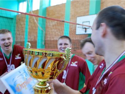Команда «Visagino linija» — победитель  турнира по волейболу                                                                                           - В Висагинасе