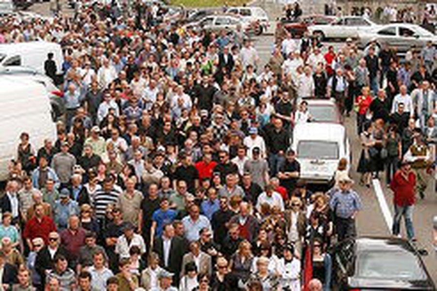 1,5 тысячи литовских поляков вышли на митинг протеста - Литва и страны Балтии