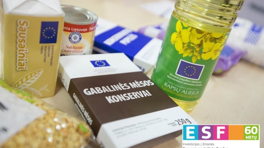 О выдаче продуктов малоимущим жителям - В Висагинасе