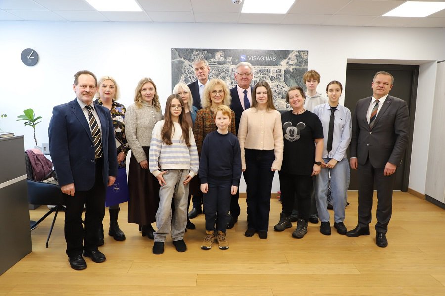 В Висагинасе наградили победителей конкурса рождественских электронных открыток - В Висагинасе