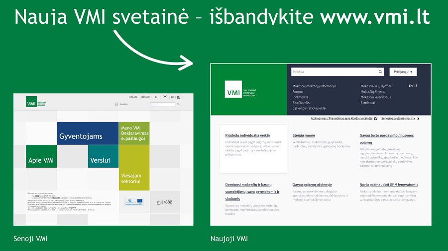 Государственная налоговая инспекция обновила свою интернет страницу - Литва и страны Балтии
