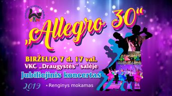 Jubiliejinis „ALLEGRO“ koncertas