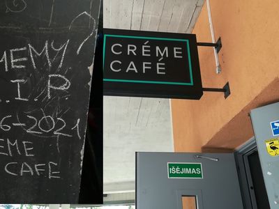 Висагинцы остались без Crème Café. Почему это произошло? (дополнено) - В Висагинасе