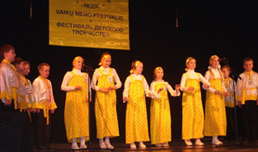 Юные висагинцы- участники фестиваля «Балтийская  муза 2009»  - В Висагинасе