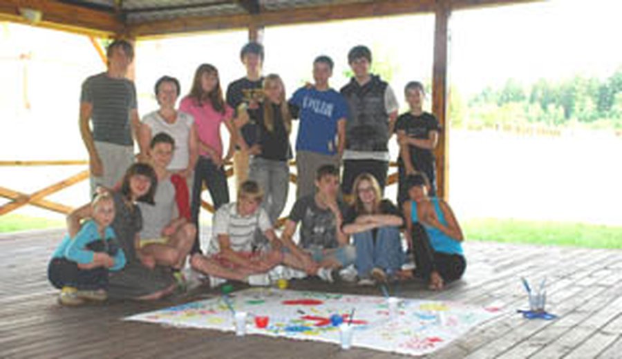 Лагерь для юных добровольцев Красного Креста - В Висагинасе