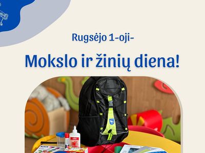 Поздравляем с Днем науки и знаний! - В Висагинасе