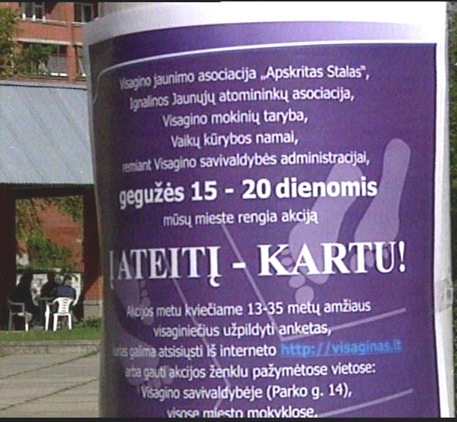 Акция «В будущее  - вместе!» - В Висагинасе