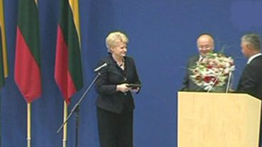 Д.Грибаускайте получила удостоверение об избрании ее президентом Литвы 