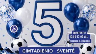 „Kviečiame į Visagino futbolo centro 5-ojo gimtadienio šventę!