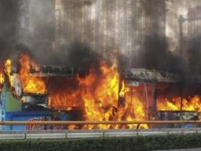 По дороге в Висагинас сгорел маршрутный автобус
                                                                                                      - В Висагинасе