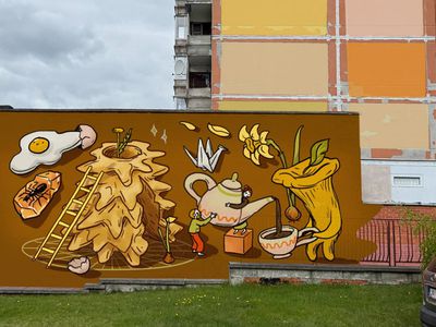 В Висагинасе на стенах трех домов могут появиться муралы Марии Тюриной - В Висагинасе