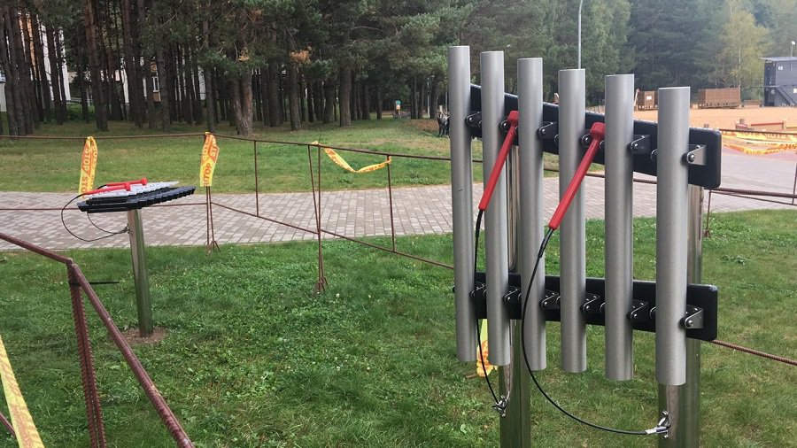 На берегу озера Висагинас новое, доступное для всех, развлечение (Видео) - В Висагинасе