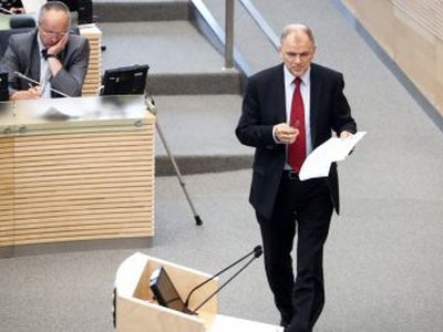 Seime vyksta V. Andriukaičio interpeliacija - Lietuva ir Baltijos šalys